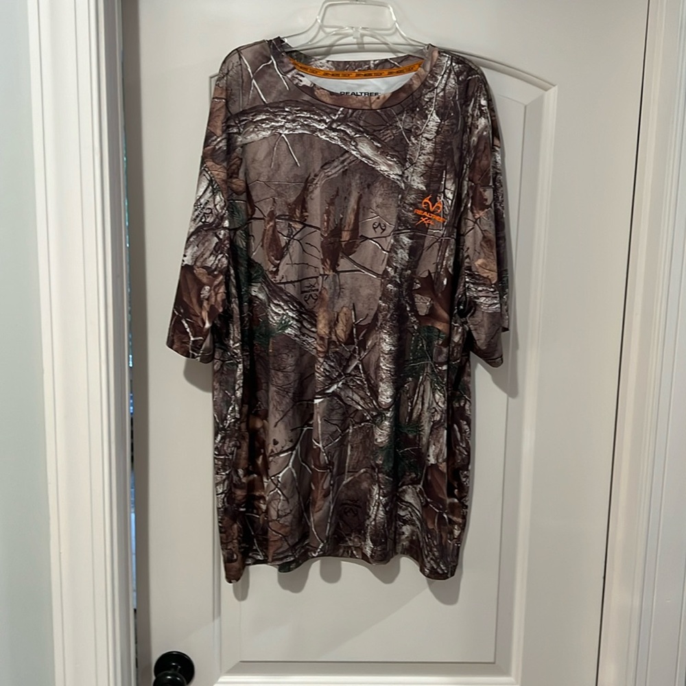Realtree Xtra Camo T-Shirt 2XL short sleeve dri more tech